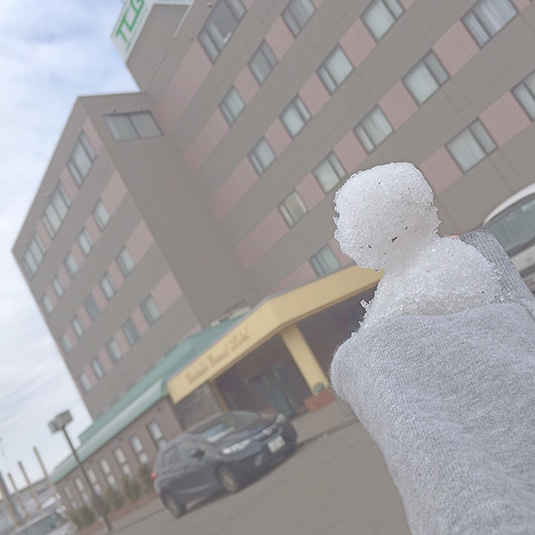雪遊び