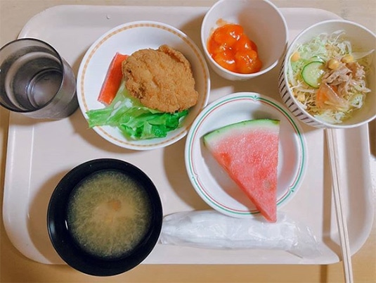 初、宿でのご飯!